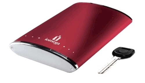 Iomega eGo Ruby Red Portable Hard Drive 250 GB external hard drive 5400 RPM USB 2.0