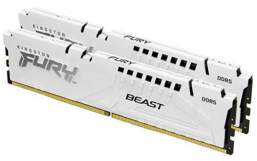 Kingston Technology FURY Beast 32GB 5200MT/s DDR5 CL36 DIMM (Kit of 2) White EXPO