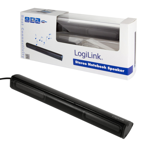 LogiLink SP0034 loudspeaker Black Wired 2.5 W