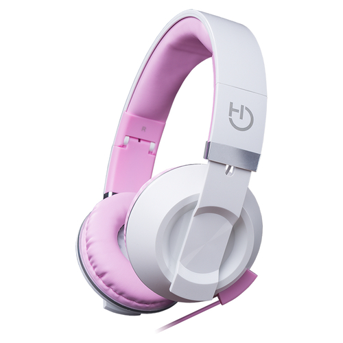 Hiditec COOL KIDS Headset Wired Head-band Calls/Music Pink, White