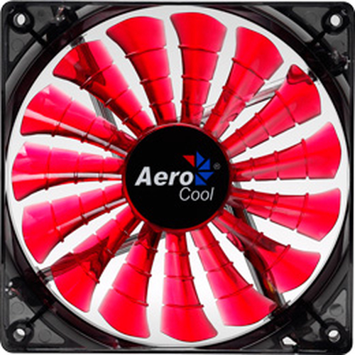 Aerocool Shark Computer case Fan 12 cm Black, Red
