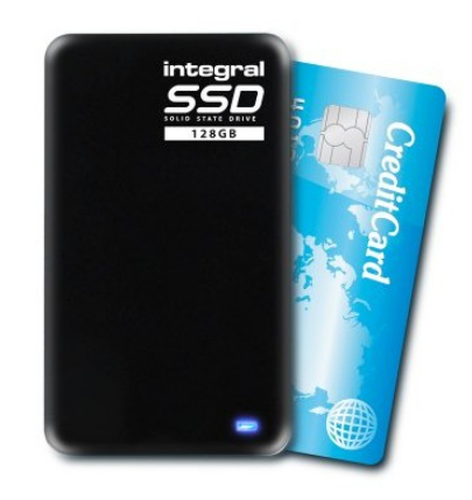 Integral INSSD128GPORTABLE3.0 external solid state drive 128 GB USB 3.2 Gen 1 (3.1 Gen 1) Black