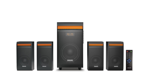 Philips SPA8140B/94 speaker set 50 W Universal Black 4.1 channels 40 W Bluetooth