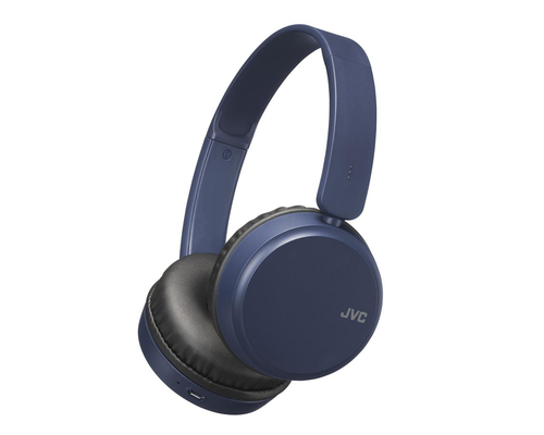 JVC HA-S35BT-A headphones/headset Wireless Head-band Calls/Music Bluetooth Black, Blue
