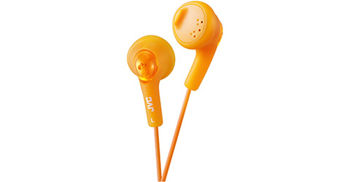 JVC Gumy Headphones Wired In-ear Music Orange