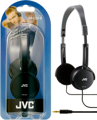 JVC HA-L50B Headphones Wired Head-band Black