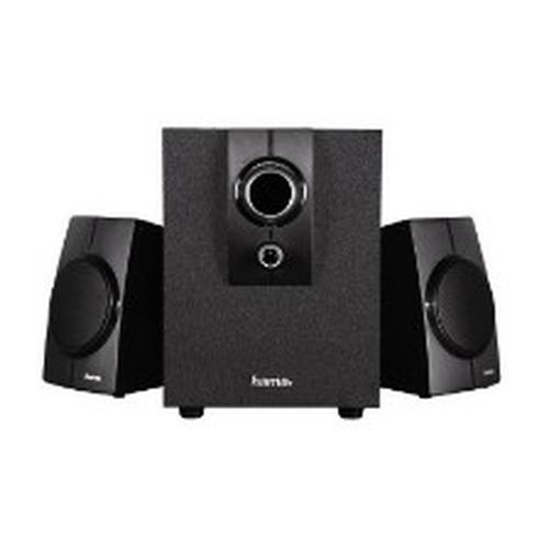 Hama SPX 1000 speaker set 12 W PC Black 2.1 channels 6 W