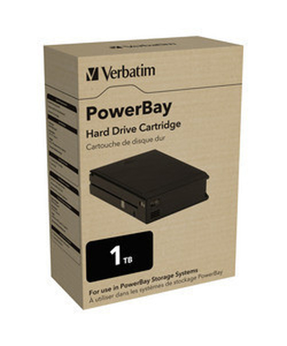 Verbatim PowerBay Hard Drive Cartridge 1TB external hard drive 7200 RPM 3.5″ Black