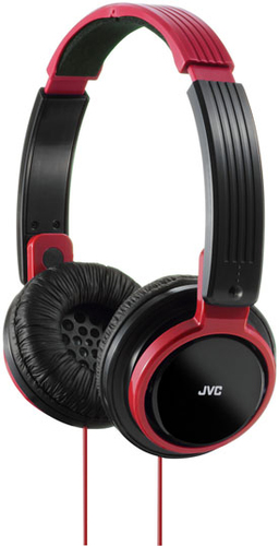 JVC HA-S200-R-E headphones/headset Wired Head-band Black, Red