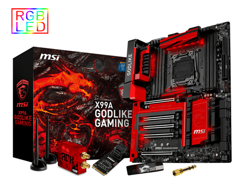 MSI X99A GODLIKE GAMING Intel® X99 LGA 2011-v3 Extended ATX