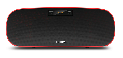 Philips MMS2140B/94 loudspeaker 2-way Black, Red Wireless 40 W