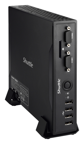 Shuttle D 4370XS PC Intel® Celeron® 1037U 4 GB DDR3-SDRAM 500 GB Hybrid-HDD Nettop Mini PC Black