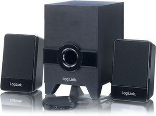 LogiLink Active Speaker System Stereo with Subwoofer 2.1 speaker set 4 W Black 2.1 channels 3-way 2 W