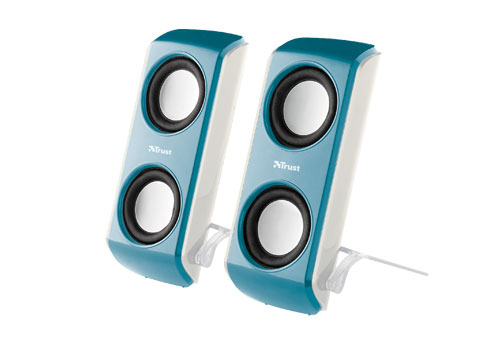 Trust Portable Notebook Speakers Blue