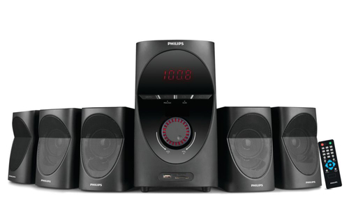Philips SPA7000B/94 speaker set 90 W PC Black 5.1 channels 2-way 13 W Bluetooth