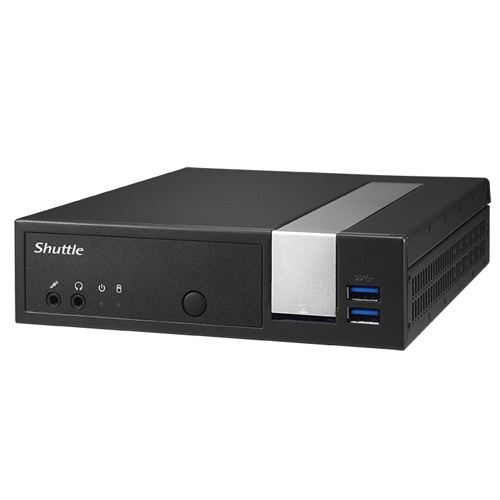 Shuttle XPC slim DX30 Intel® Celeron® J3355 4 GB DDR3L-SDRAM 250 GB SSD Windows 10 Mini PC Black