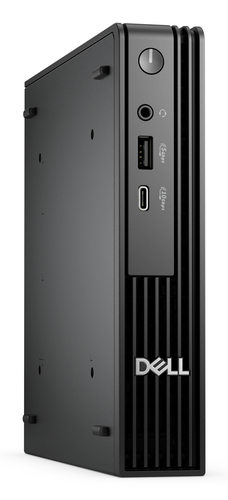 DELL Pro QCM1250 Intel® Core™ i3 i3-14100T 8 GB DDR5-SDRAM 512 GB SSD Windows 11 Home Micro PC Mini PC Black