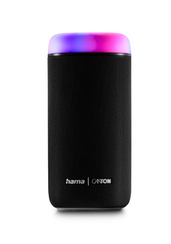 Hama Glow Pro Stereo portable speaker Black 30 W