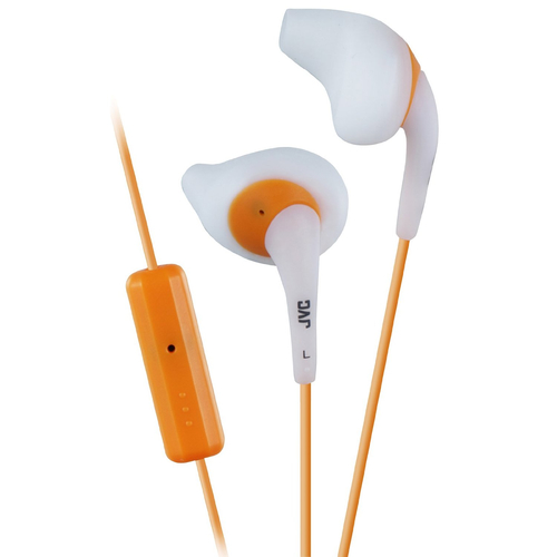 JVC Gumy Sport Headset Wired In-ear Orange, White