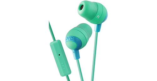 JVC Marshmallow Headphones Wired In-ear Calls/Music Green