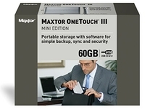 Seagate OneTouch III ™ Mini Edition, 60GB external hard drive 5400 RPM 2.5″ USB 2.0 Silver