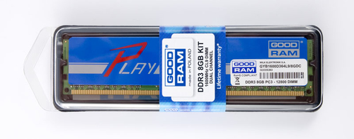 Goodram GYB1600D364L9/8GDC memory module 8 GB 1 x 8 GB DDR3 240-pin DIMM