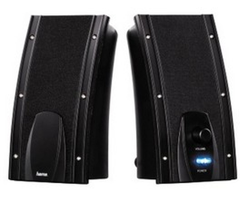 Hama 00052829 loudspeaker Black Wired 2.4 W
