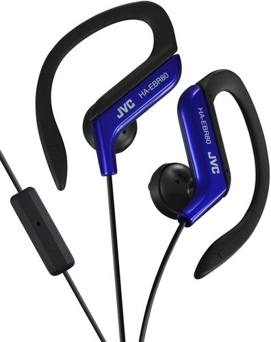 JVC HA-EBR80-A headphones/headset Wired In-ear Black, Blue