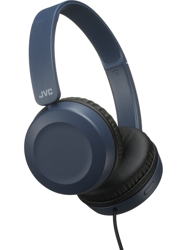 JVC Powerful Sound Wired On Ear Blue