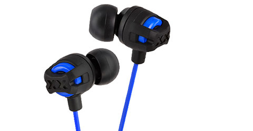JVC HA-FX101A Headphones Wired In-ear Music Black, Blue