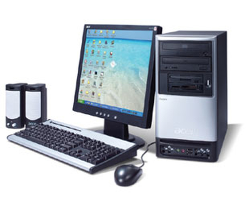 Acer Aspire T140 Ath64 3400+ 512MB 250GB AZB AMD Athlon 3400+ 0.5 GB NVIDIA GeForce 6600 Mini Tower PC