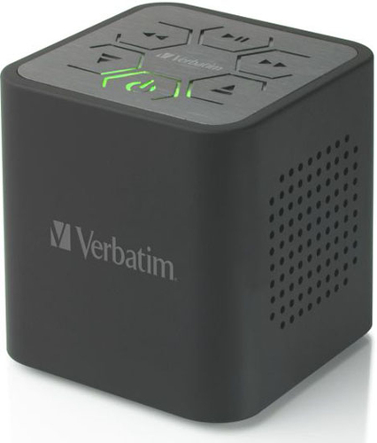 Verbatim Bluetooth Audio Cube Stereo portable speaker Black 2 W