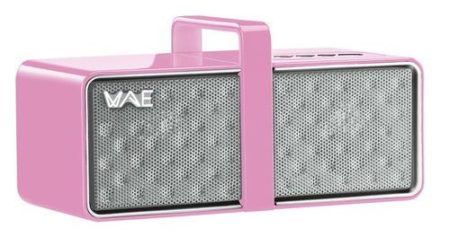 Hercules BTP03 Mini Pink/White Stereo portable speaker Grey, Pink, White 4 W