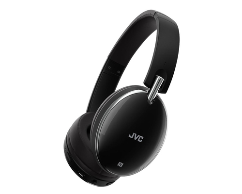 JVC HA-S90BN-B-E Headset Wireless Head-band Calls/Music Micro-USB Bluetooth Black, Silver
