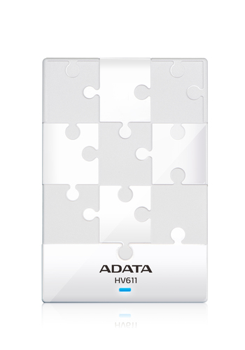 ADATA HV611 500GB external hard drive 2.5″ Micro-USB B 3.2 Gen 1 (3.1 Gen 1) White