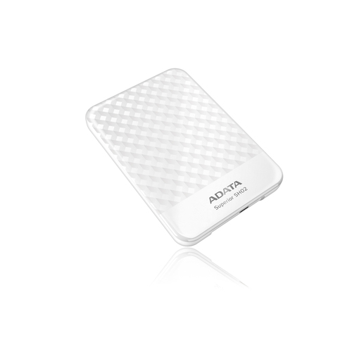 ADATA SH02 mini Portable 500GB external hard drive 2.5″ USB 2.0 White