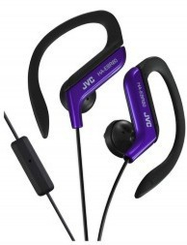 JVC HA-EBR80-A Headset Wired Ear-hook Black, Purple
