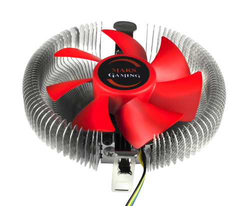 Mars Gaming MCPU1 computer cooling system Processor Cooler 9.2 cm Red, Silver