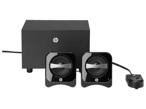 HP 2.1 Compact Speaker System speaker set PC Black 2.1 channels