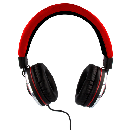 Area HPHONER headphones/headset Wired Head-band Black, Red