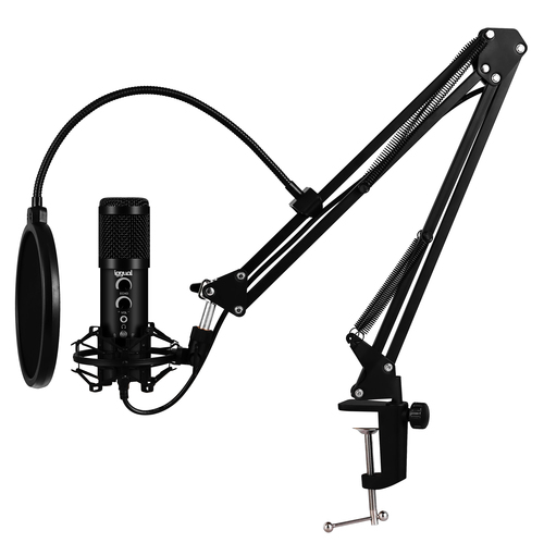 iggual IGG317150 microphone Black Table microphone