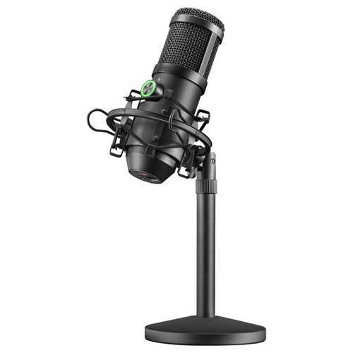Mars Gaming MMICX Professional Studio Microphone LED Mute USB Black