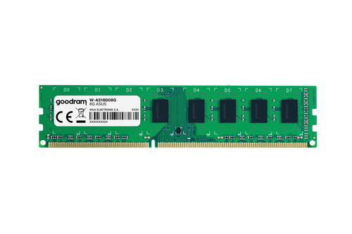 Goodram W-AS16D08G memory module 8 GB 1 x 8 GB DDR3 240-pin DIMM