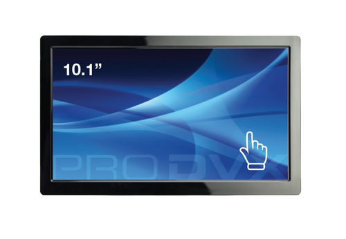 ProDVX TMP-10B computer monitor 25.6 cm (10.1″) 1024 x 600 pixels LED Touchscreen Black