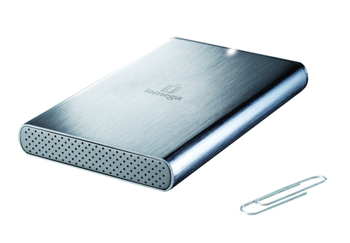 Iomega Prestige 500GB USB 2.0 external hard drive 5400 RPM 2.5″ Silver