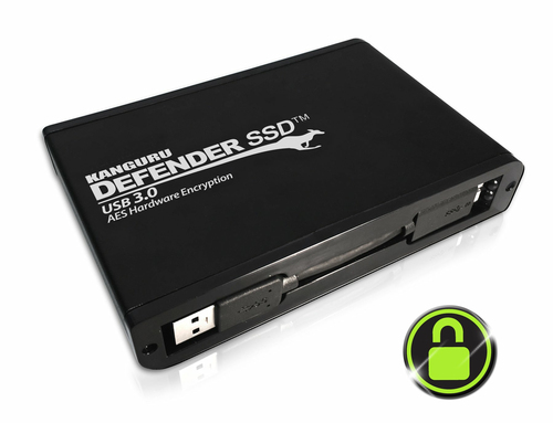iStorage Kanguru Defender SSD 35 4 TB Micro-USB B 3.2 Gen 1 (3.1 Gen 1) Black
