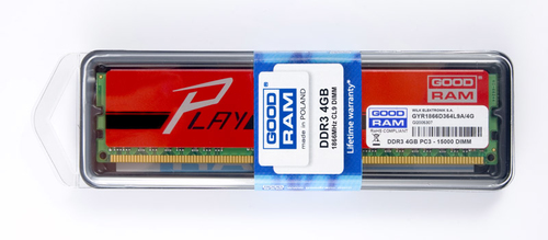 Goodram Play DDR3 4GB memory module 1 x 4 GB 240-pin DIMM