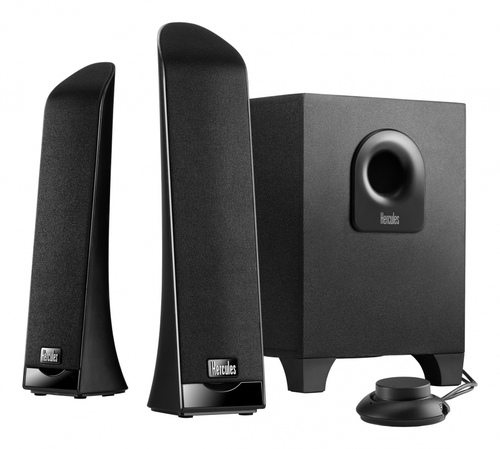 Hercules 2.1 Slim speaker set 30 W Universal Black 2.1 channels 14 W