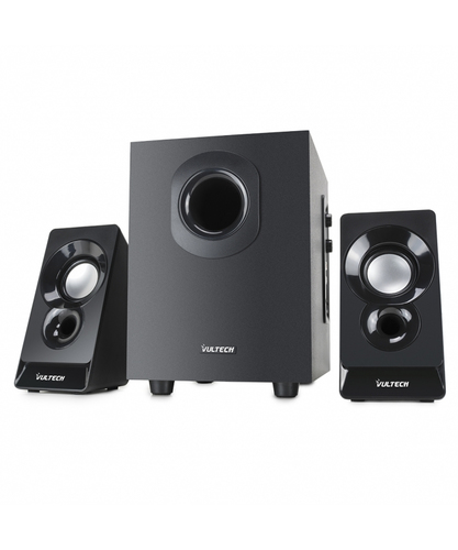 Vultech SP-2007 speaker set 13 W Universal Black 2.1 channels 1-way