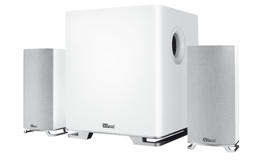 Trust Mitho 2.1 speaker set 120 W Home theatre White 2.1 channels 60 W